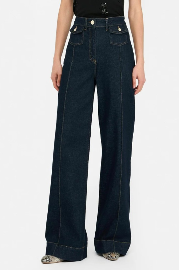 Flared indigo džíny, LIU JO, 5 490 Kč
