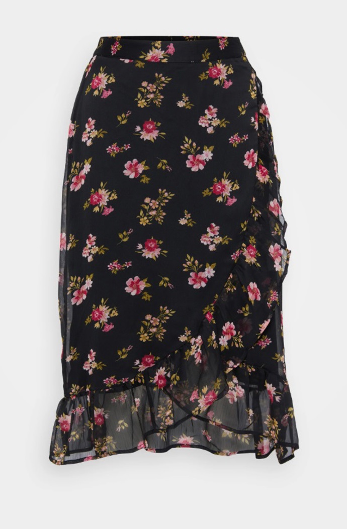 Květovaná sukně s volány, Vero Moda, 632 Kč
