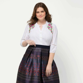 Sukně ve španělském stylu, Ulla Popken, 2 560 Kč
