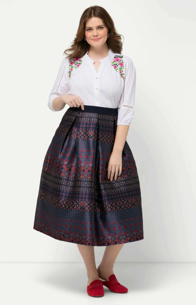 Sukně ve španělském stylu, Ulla Popken, 2 560 Kč
