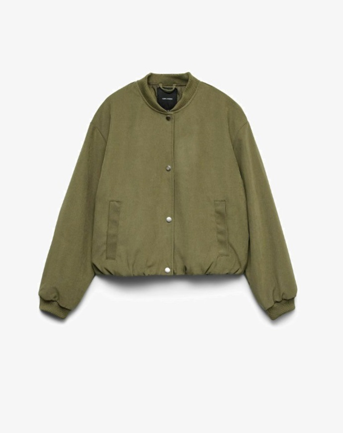 Zelený volnočasový bomber, Vero Moda, 849 Kč
