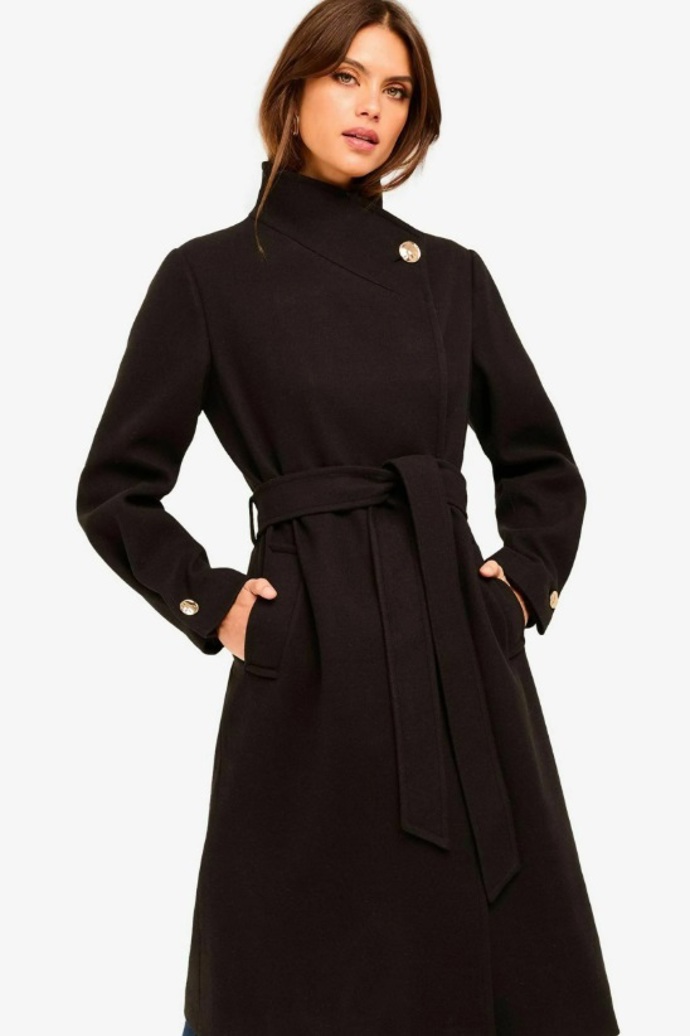 Elegantní kabát s řasením, Lipsy, 2 920 Kč
