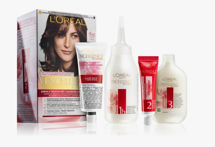 Hnědá barva na vlasy, L’Oréal Paris, 160 Kč
