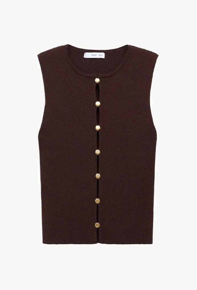 Vesta s knoflíčky, Mango, 899 Kč
