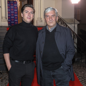 Miroslav Donutil se synem Martinem
