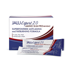 Jalu-Expert 2.0 – AMINO SLIM PROversion (30 denni kúra, cena: 1450 Kč), revoluční doplněk stravy 2v1, který působí na organismus zevnitř a zároveň podporuje tvarování postavy a hubnutí.

Tato novinka kombinuje sílu aminokyselin, vitaminů, minerálů a enzymů s aktivními rostlinnými extrakty, které působí zevnitř, ale jejichž účinky se projeví i na vzhledu pokožky, aby vám pomohly.

Díky kombinaci rostlinných extraktů, enzymů a aminokyselin: zrychluje metabolismus a spalování tuků, pomáhá regulovat chuť k jídlu a udržovat vyrovnanou hladinu cukru v krvi, napomáhá zdravému trávení a přirozené detoxikaci, přispívá k lepšímu využití živin z potravy, což může vést k větší energii a rychlejší regeneraci, podporuje štíhlou linii při pravidelném užívání spolu se zdravým životním stylem.  Grapefruitová příchuť – svěží a příjemná, takže je radost pít Jalu-Expert každý den.

Více informací na www.topkosmetika.online
