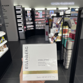 Hydratační krém, Eisenberg Paris. V průběhu podzimních Dnů Marianne na vás v prodejnách Sephora čeká sleva 30 % k nákupu produktů Eisenberg v min. hodnotě 1990 Kč.
