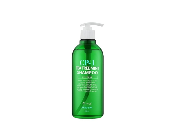 Osvěžující šampon s Tea Tree Mint Shampoo, Esthetic House CP-1, 299 Kč
Osvěžující šampon s Tea Tree Mint Shampoo, Esthetic House CP-1, 299 Kč