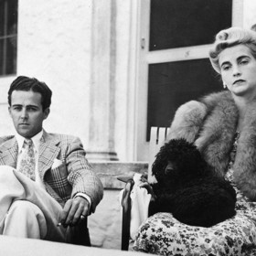 Barbara Hutton s golfistou Robertem Sweenym
