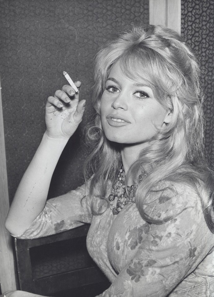 Brigitte Bardot (nedatováno).
Brigitte Bardot (nedatováno).