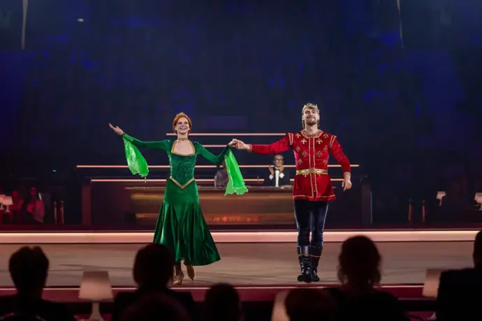 Herečka Darija Pavlovičová jako princezna Fiona za Shreka
Herečka Darija Pavlovičová jako princezna Fiona za Shreka