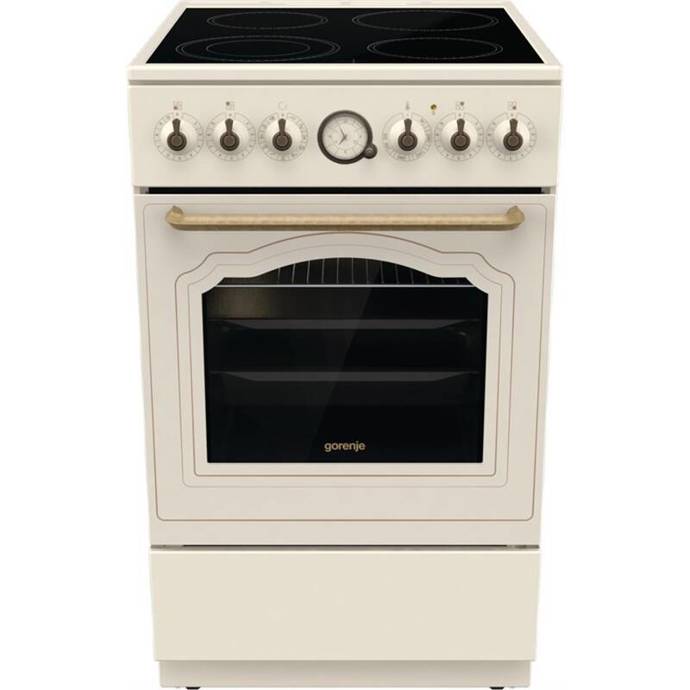 Sklokeramický sporák Gorenje Retro GECS5B70CLI, 11 990 Kč
