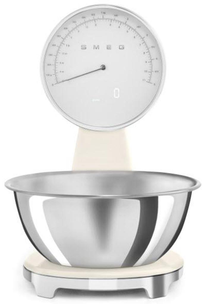 SMEG kuchyňská váha KSF01 s nerezovou miskou, krémová, 4 645 Kč
