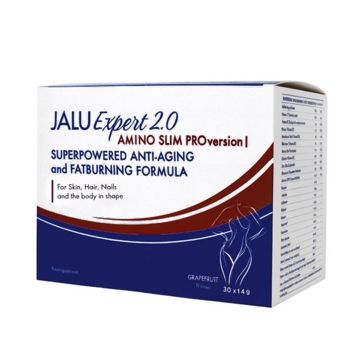 Jalu-Expert 2.0 – AMINO SLIM PROversion (30 denni kúra, cena: 1450 Kč), revoluční doplněk stravy 2v1, který působí na organismus zevnitř a zároveň podporuje tvarování postavy a hubnutí.

Tato novinka kombinuje sílu aminokyselin, vitaminů, minerálů a enzymů s aktivními rostlinnými extrakty, které působí zevnitř, ale jejichž účinky se projeví i na vzhledu pokožky, aby vám pomohly. Díky kombinaci rostlinných extraktů, enzymů a aminokyselin: zrychluje metabolismus a spalování tuků, pomáhá regulovat chuť k jídlu a udržovat vyrovnanou hladinu cukru v krvi, napomáhá zdravému trávení a přirozené detoxikaci, přispívá k lepšímu využití živin z potravy, což může vést k větší energii a rychlejší regeneraci, podporuje štíhlou linii při pravidelném užívání spolu se zdravým životním stylem.  Grapefruitová příchuť – svěží a příjemná, takže je radost pít Jalu-Expert každý den.

Více informací na www.topkosmetika.online
