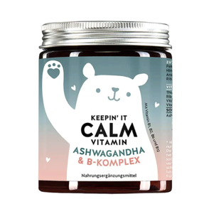 Keepin' It Calm vitaminy pro méně stresu, Aurio, 649 Kč

Gumoví medvídci pro odolnost vůči stresu. Komplex vitaminů skupiny B s indickou bylinou ashwagandha dodává energii, podporuje duševní zdraví a snižuje únavu. Současně zmírňuje úzkost, zlepšuje spánek a podporuje koncentraci.
