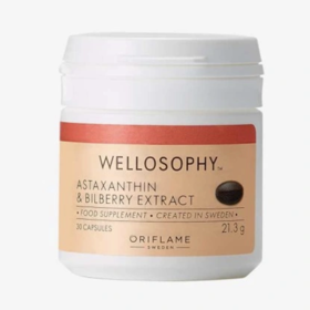Astaxanthin a výtažek z borůvek Wellosophy, Oriflame, 549 Kč

Doplněk stravy obsahující antioxidanty. Kombinace antioxidantů, včetně přírodního astaxanthinu, extraktu z borůvky černé a vitamínů C a E, pomáhá chránit buňky těla před škodlivými účinky volných radikálů.

 
