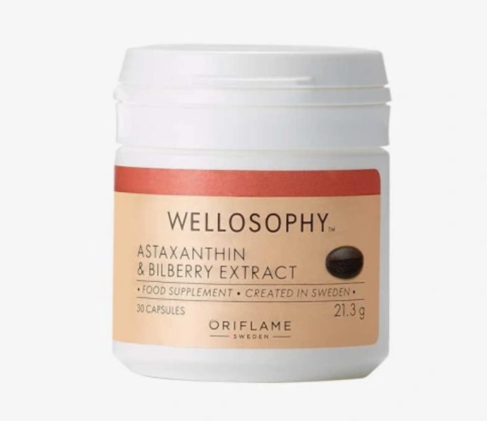 Astaxanthin a výtažek z borůvek Wellosophy, Oriflame, 549 Kč

Doplněk stravy obsahující antioxidanty. Kombinace antioxidantů, včetně přírodního astaxanthinu, extraktu z borůvky černé a vitamínů C a E, pomáhá chránit buňky těla před škodlivými účinky volných radikálů.

 
