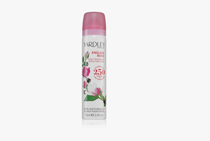Yardley, English Rosedeodorant ve spreji, Notino, 113 Kč
