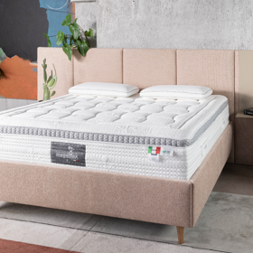 Kvalitní matrace je základ zdravého spaní. Armonia Memoform Dual 12 (Magniflex, 40990 Kč) nejenom zajišťuje správnou oporu těla, ale díky inovativním materiálům, jako je paměťová pěna Memoform, se přizpůsobí křivkám vašeho těla a poskytne maximální relaxaci.
