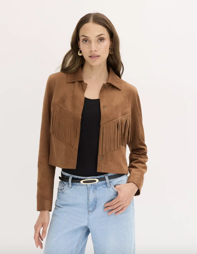 Bunda z umělého semiše, H&M, 1099 Kč
Bunda z umělého semiše, H&M, 1099 Kč