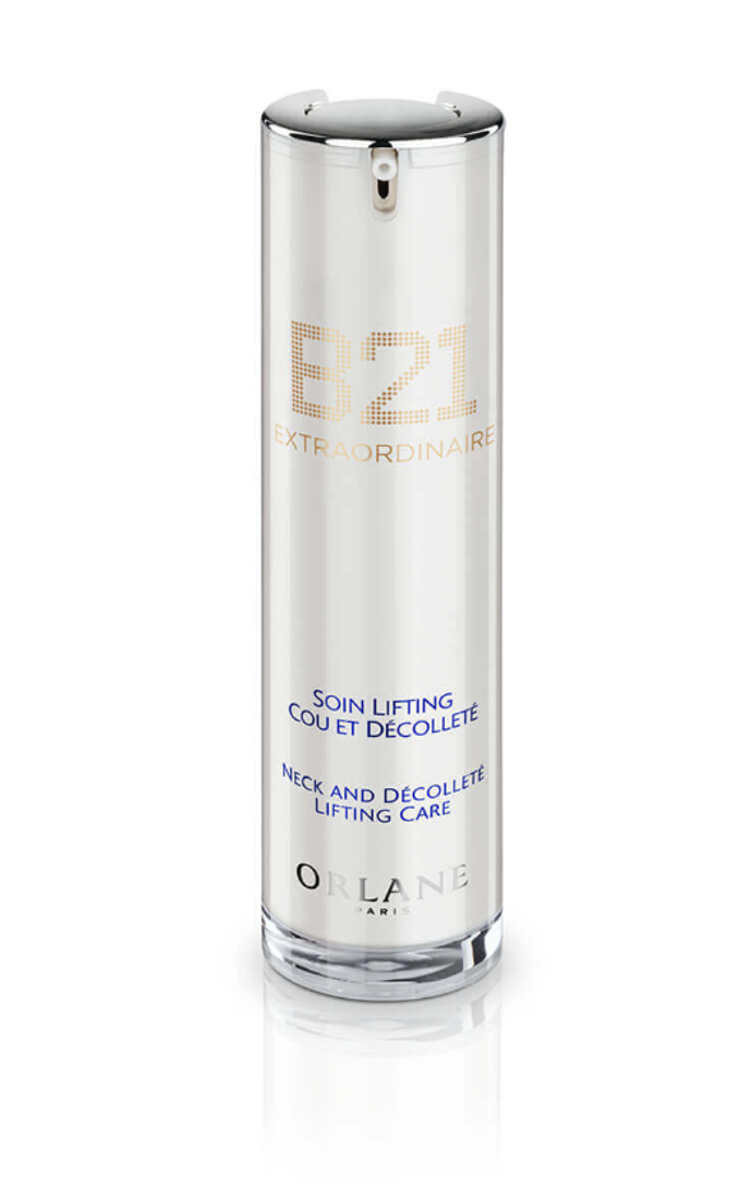 B21 Extraordinaire Sérum krk a dekolt, Orlane, 2678 Kč

Nejpokročilejší péče proti stárnutí, pro vyhlazení, zpevnění a tonizaci krku a dekoltu. Jemná krémová konzistence se zázračnou silou séra pokožku téměř okamžitě vypne, vyhladí a zpevní. Přetočte hodiny svých pleťových buněk zpět na jednadvacet!
