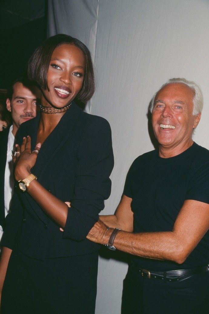 Topmodelka Naomi Campbell s Armanim
Topmodelka Naomi Campbell s Armanim