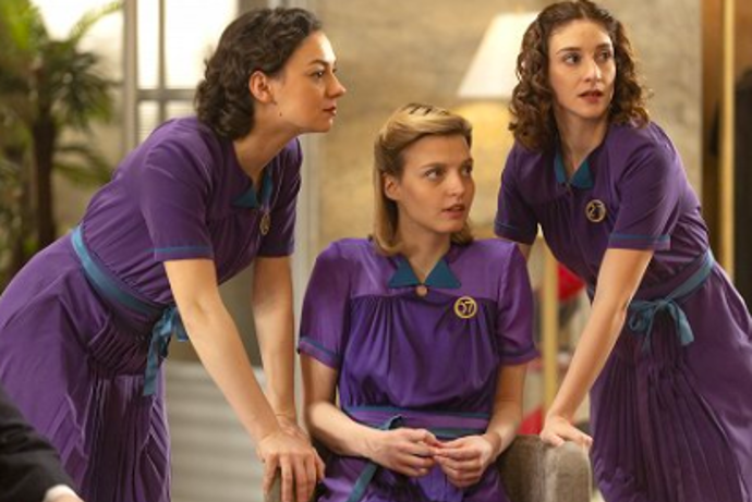Simona s kolegyněmi ze Zlaté labutě
Simona s kolegyněmi ze Zlaté labutě