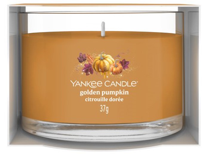 Yankee Candle vonící svíčka plněná ve skle Golden Pumpkin, 129 Kč
Yankee Candle vonící svíčka plněná ve skle Golden Pumpkin, 129 Kč