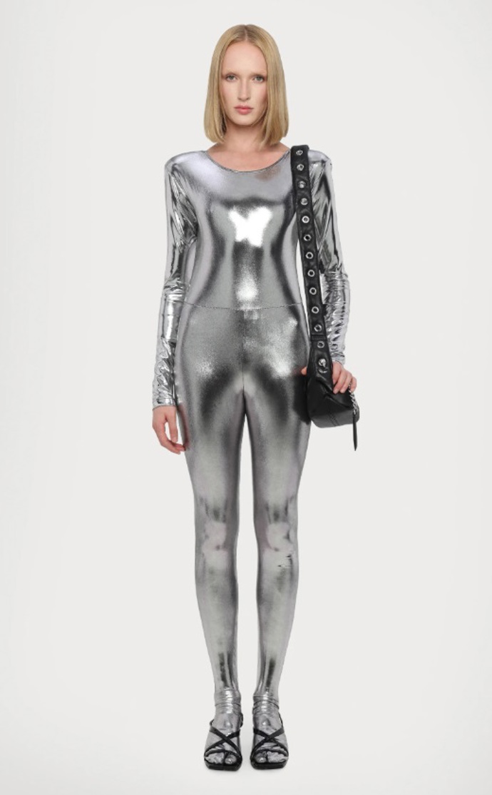 Metalický overal, Fiorucci, 6 156 Kč
