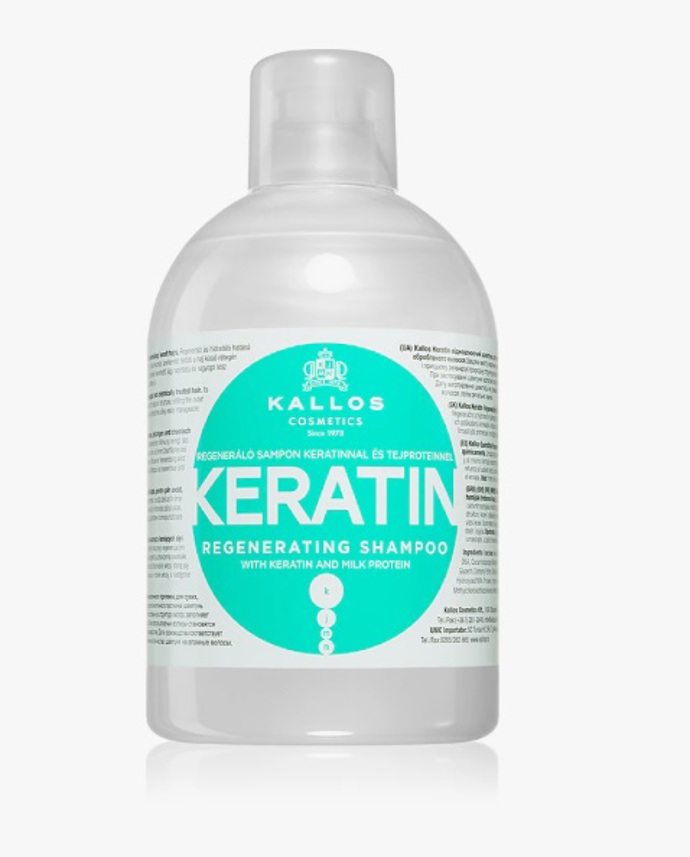 Šampon s keratinem, Kallos, 125 Kč
