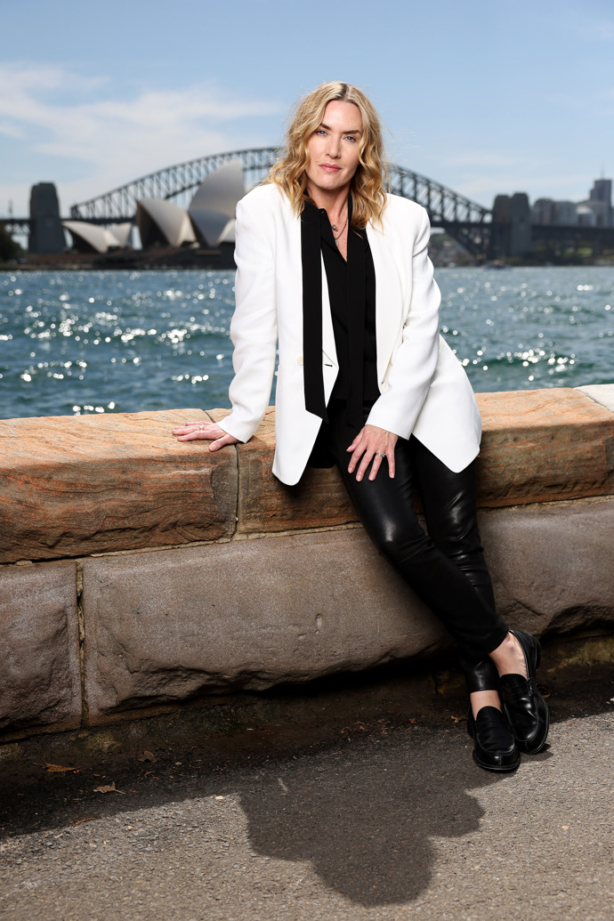 Na focení k filmu Lee: Fotografka v první linii v Sydney v Austrálii.
