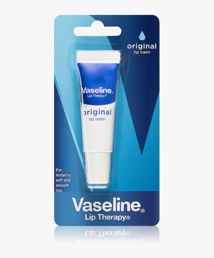 Balzám na rty bez parfemace v tubě, Vaseline, 85 Kč
