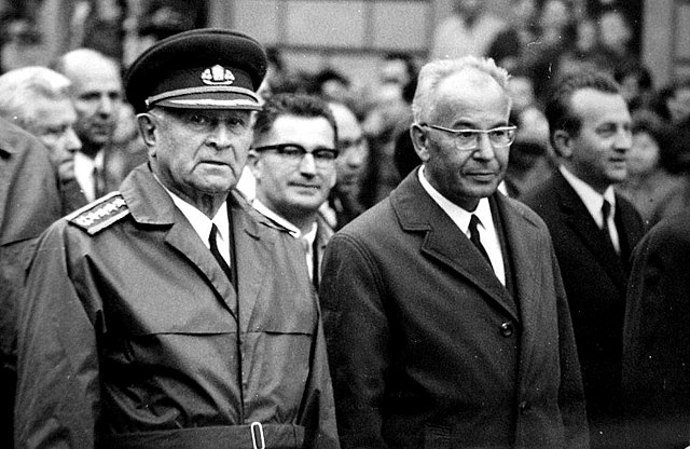 Gustáv Husák a Ludvík Svoboda
