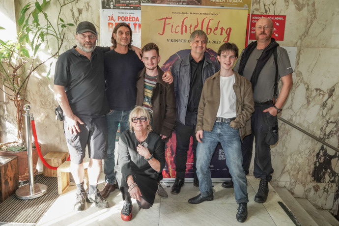 Jan s kolegy z nového filmu Fichtelberg
Jan s kolegy z nového filmu Fichtelberg