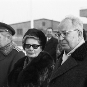 Viera Husáková a Gustáv Husák
