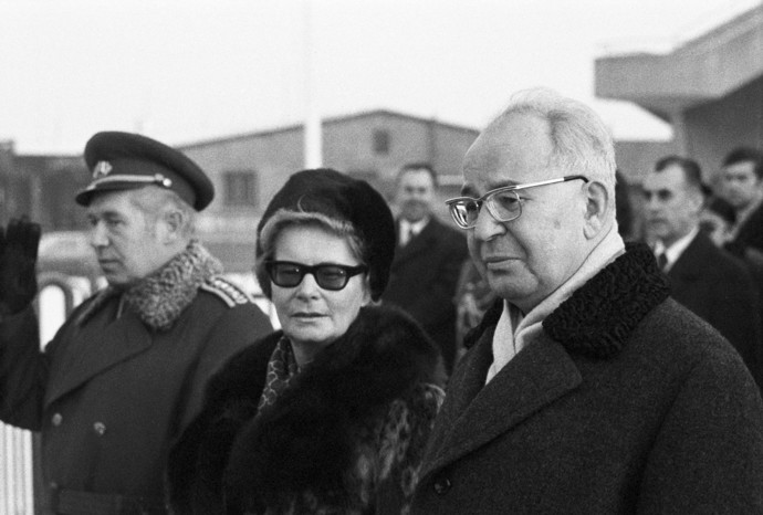 Viera Husáková a Gustáv Husák
