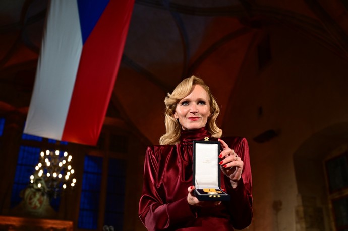 Anna Geislerová v róbě od značky Anamé
Anna Geislerová v róbě od značky Anamé