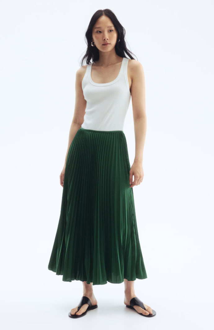 Plisovaná sukně H&M, 859 Kč
Plisovaná sukně H&M, 859 Kč