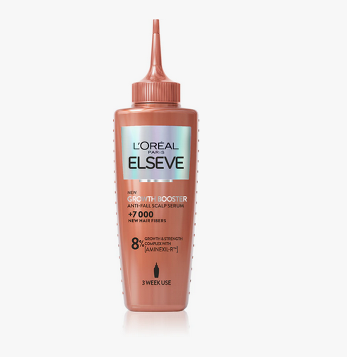 Posilující a regenerační vlasové sérum proti vypadávání vlasů L’Oréal Paris Elseve Growth Booster přináší pokročilou technologii s patentovaným komplexem Aminexil-R™, která posiluje kořínky a snižuje jejich vypadávání. 311 Kč
