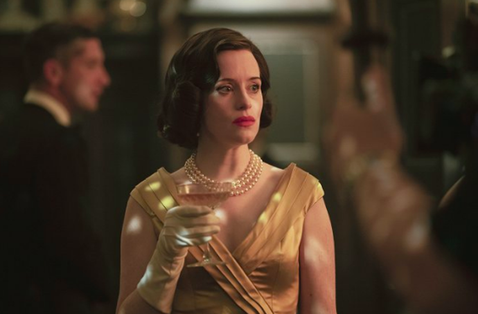 Záběry z britské minisérie Skandál po britsku, kde Margaret Campbell, vévodkyni z Argyllu ztvárnila Claire Foy
