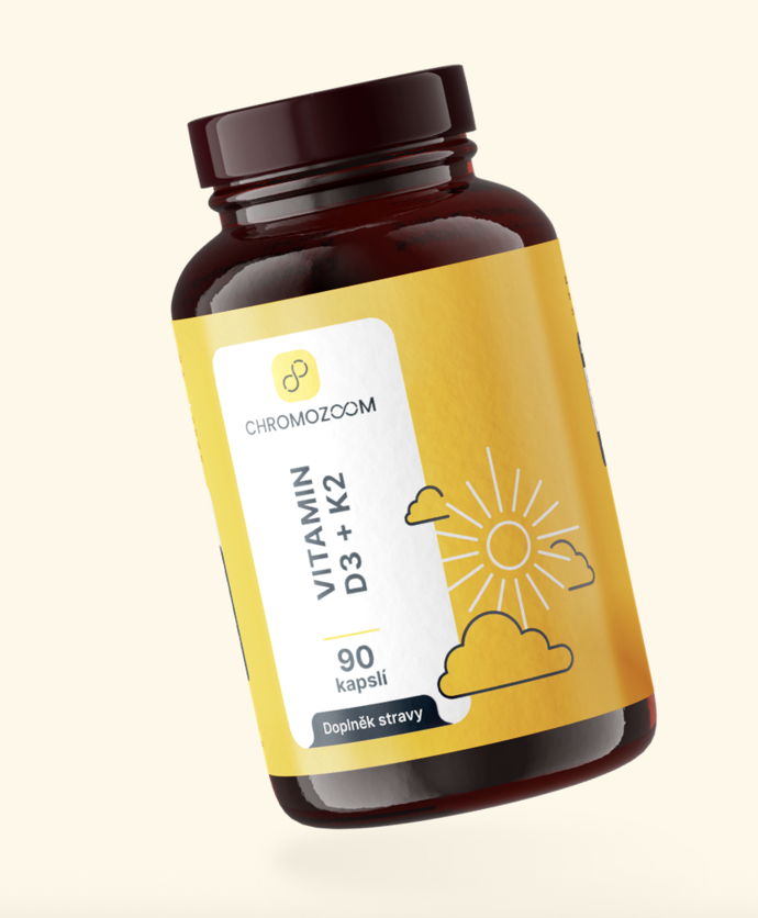 Vitamín D3 + K2, 399 Kč
