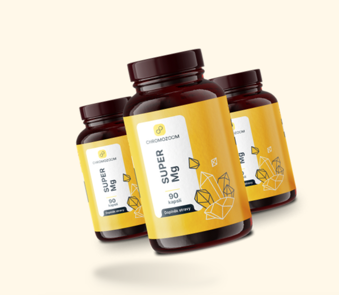 Unikátní kombinace organických forem hořčíku s vitaminem B6, 1013 Kč
