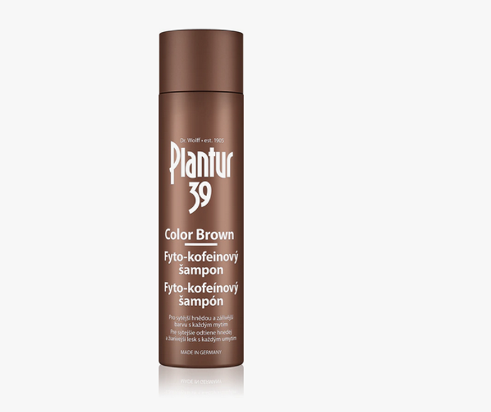 Kofeinový šampon Plantur 39 Color Brown nejen, že zakryje první šediny a odrosty již od kořínků, ale také na povrchu vlasů ukotví barevné pigmenty, díky kterým bude barva vašich vlasů s každým umytím ještě intenzivnější. 360 Kč
Kofeinový šampon Plantur 39 Color Brown nejen, že zakryje první šediny a odrosty již od kořínků, ale také na povrchu vlasů ukotví barevné pigmenty, díky kterým bude barva vašich vlasů s každým umytím ještě intenzivnější. 360 Kč