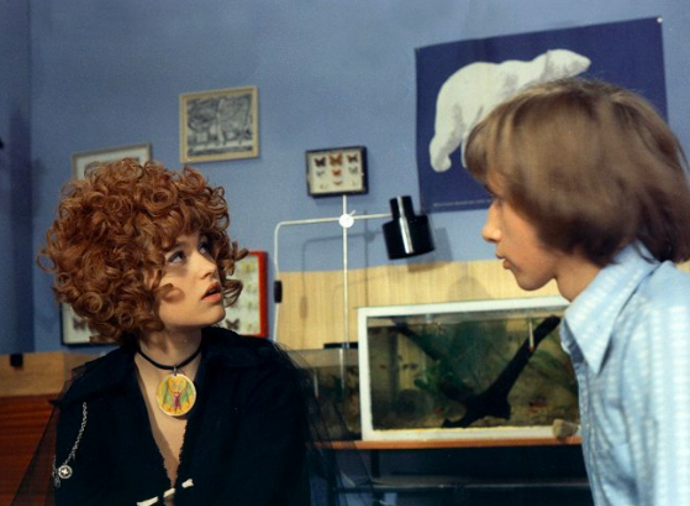 Záběry z pohádkového filmu Dívka a koštěti
Záběry z pohádkového filmu Dívka a koštěti