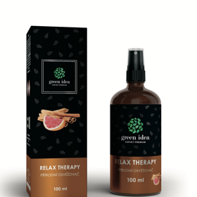Green idea RELAX THERAPY, přírodní osvěžovač vzduchu, DPC 188 Kč, 100ml, www.greenidea.cz 

Relax Therapy je přírodní osvěžovač vzduchu, který přináší do domova atmosféru hřejivého klidu a pohodlí. Intenzivní aroma hořkosladkého grepu, skořice a exotického dřeva navozuje příjemnou vánoční atmosféru po celý rok. Tato vůně je ideální pro domácí pohodu, kde zklidní tělo i mysl. Relax Therapy se postará o okamžitou změnu nálady v interiéru a přinese do vašeho domova útulný klidný pocit.
