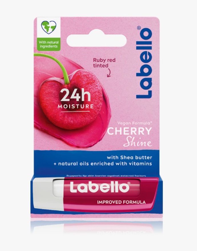 Balzám na rty s bambuckým máslem a třešňovou vůní, Labello, 78 Kč
