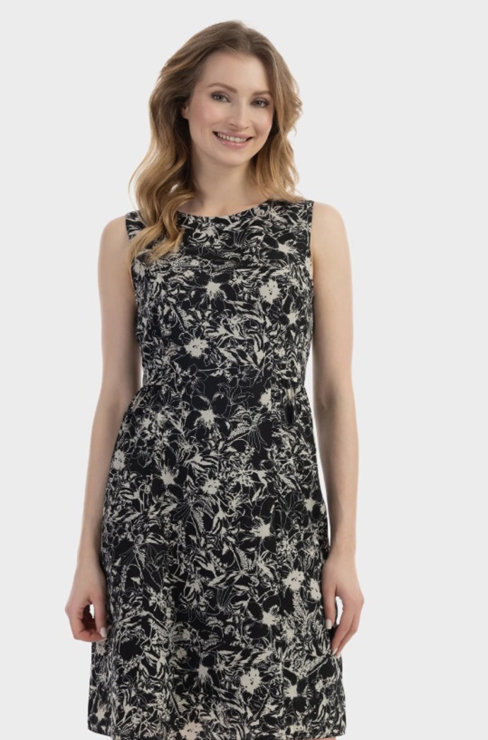 Vzorované shift dress, Usha, 7 029 Kč
