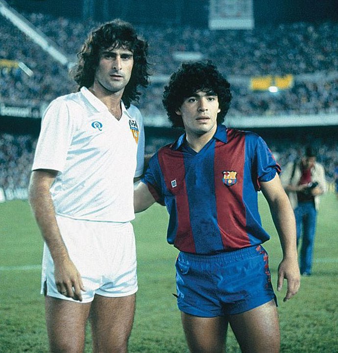 Diego v dresu Barcelony
Diego v dresu Barcelony