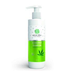 Green idea Konopný šampon pro citlivou, suchou a svědivou pokožku hlavy, greenidea.cz, 148 Kč

