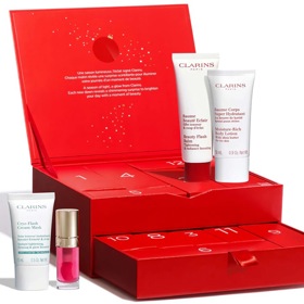 Adventní kalendář, Clarins, 2400 Kč

